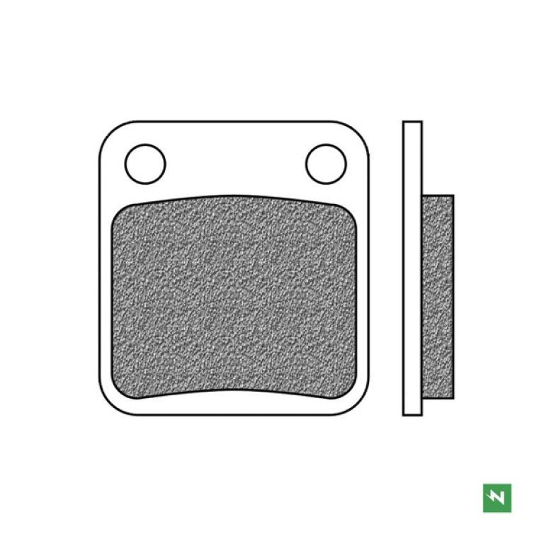 Brzdové doštičky, NEWFREN (zmes SCOOTER ELITE ORGANIC) 2 ks v balenie