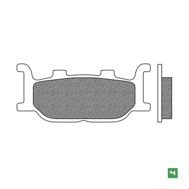 Brzdové doštičky, NEWFREN (zmes ROAD TOURING ORGANIC) 2 ks v balenie