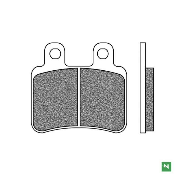 Brzdové doštičky, NEWFREN (zmes OFF ROAD DIRT ORGANIC) 2 ks v balenie