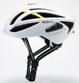 Cyklo přilba s headsetem R2 EVO, SENA (matná bílá)