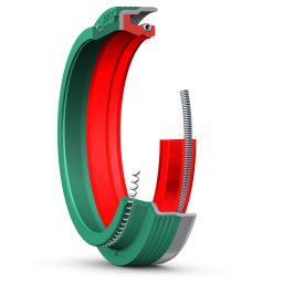 Simeringy do přední vidlice (FOX 38 mm, 2021-2023, DC), SKF (zeleno-červené)